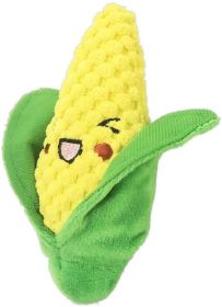 Petsport Tiny Tots Foodies Corn Plush Dog Toy