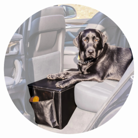 Pet Therapeutics Voyager Sturdy Back Seat Extender with Storage