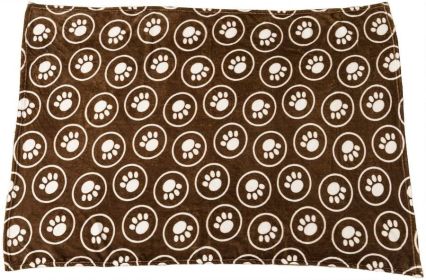 Spot Snuggler Brown Pet Blanket