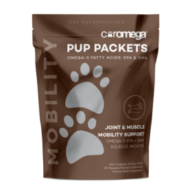 Coromega Pup Packets Omega-3 Joint & Muscle Mobility Support