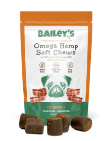 Bailey's Bacon Flavored Omega Hemp Soft Chews