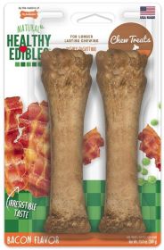 Nylabone Healthy Edibles All-Natural Long Lasting Bacon Chew Treat Souper