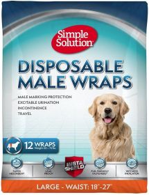Simple Solution Disposable Male Wraps - Large