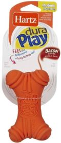 Hartz Dura Play Bacon Scented Soft Dog Bone Toy Medium