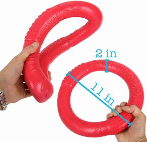 Dog Ring Toy (Color: Red)