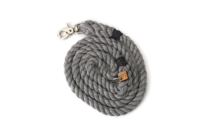Rope Dog Leash (Color: grey, size: Traffic Lead (2 ft))