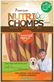 Nutri Chomps Mini Twist Dog Treat (Style: Peanut Assorted Flavors)