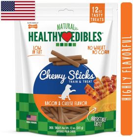 Nylabone Healthy Edibles Natural Chewy Sticks (Style: Bacon and Cheese Flavor)