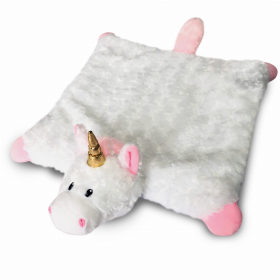 The MommyMat - Heartbeat Anxiety Pet Bed Mat (Color: Sadie the Unicorn, size: 18 x 18 in)