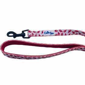 Cutie Ties Fun Design Dog Leash (Color: Lobster White, size: large)