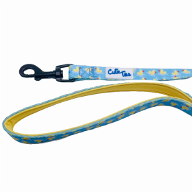 Cutie Ties Fun Design Dog Leash (Color: Rubber Duckies, size: small)