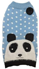 Fashion Pet Panda Dog Sweater Blue (size: XX-Small)