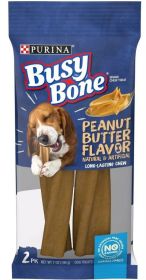 Purina Busy Bone Dog Chew Peanut Butter (size: 7 oz)