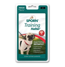 Sporn Original Training Halter for Dogs Red (size: medium)