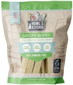 Howls Kitchen Savory Bones Chicken Flavored Chews (Style: Small)