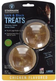 Starmark Lock and Block Treats Chicken Flavor (Style: Large)