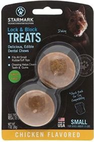 Starmark Lock and Block Treats Chicken Flavor (Style: Small)