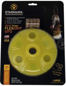 Starmark Flexgrip Ringer UFO Treat Toy (Style: Large)