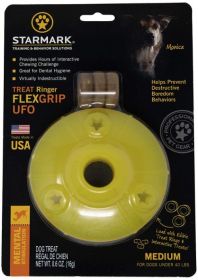 Starmark Flexgrip Ringer UFO Treat Toy (Style: Medium)