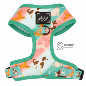 Adjustable Harness (Color: Oodles of Doodles, size: medium)