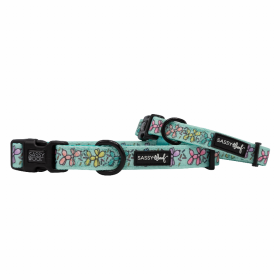 Sassy Woof Dog Collars (Color: Pup Pup Hooray, size: small)