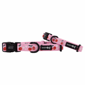 Sassy Woof Dog Collars (Color: Mon Cherry, size: medium)