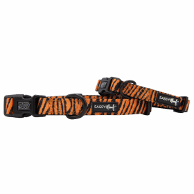 Sassy Woof Dog Collars (Color: Paw of the Tiger, size: small)