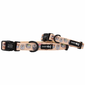 Sassy Woof Dog Collars (Color: All Sass & Dim Sum, size: small)