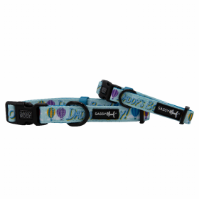 Sassy Woof Dog Collars (Color: Daddy's Boy, size: small)
