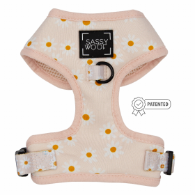 Adjustable Harness (Color: Dainty Daisy, size: XSmall)