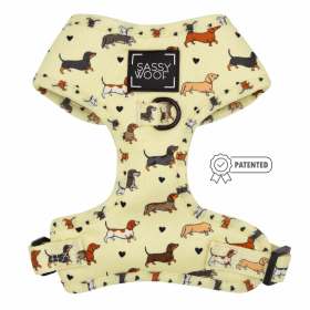 Adjustable Harness (Color: Doxie Delight, size: XXSmall)