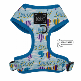 Adjustable Harness (Color: Daddy's Boy, size: medium)