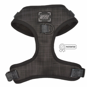 Adjustable Harness (Color: Baby Got Black, size: XLarge)