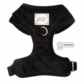 Adjustable Harness (Color: I Do, Too (Black), size: medium)