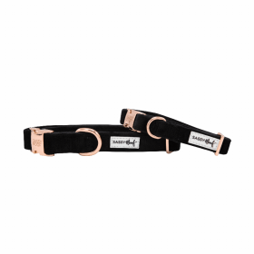 Sassy Woof Dog Collars (Color: I Do, Too (Black), size: large)