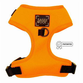 Adjustable Harness (Color: Neon Orange, size: XXSmall)