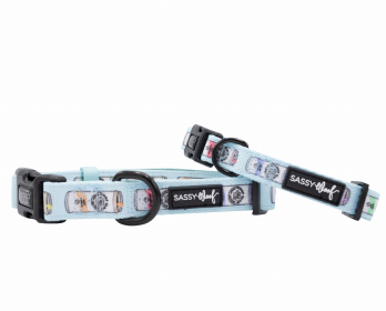 Sassy Woof Dog Collars (Color: Woof Claw, size: small)