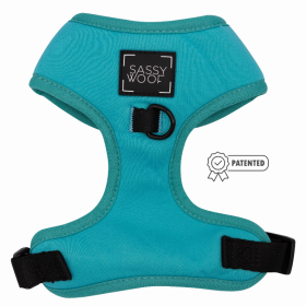 Adjustable Harness (Color: Neon Blue, size: large)