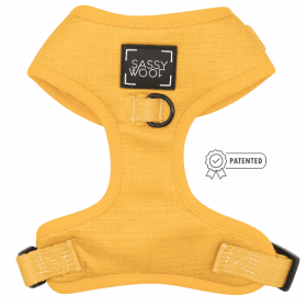 Adjustable Harness (Color: Sunflower Fields, size: medium)