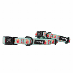 Sassy Woof Dog Collars (Color: Spread the Love, size: medium)