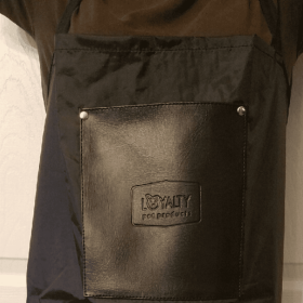 Lightweight Grooming Apron (Color: Black)