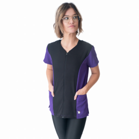 Grooming Smocks - Color Variety (Color: Purple / Black, size: 2XL)