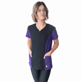 Grooming Smocks - Color Variety (Color: Purple / Black, size: medium)