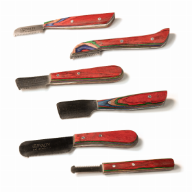 Set of 6 Stripping Knives (Colors Vary) (Color: Color Swirl)