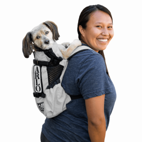 K9 Sport Sack Air 2 (Color: Light Grey, size: Large (20"-23" from collar to tail))