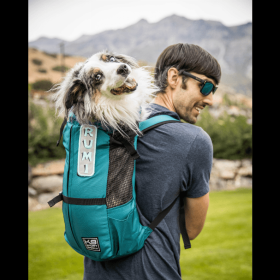 K9 Sport Sack Trainer (Color: Harbor Blue, size: Small (13"-17" from collar to tail))