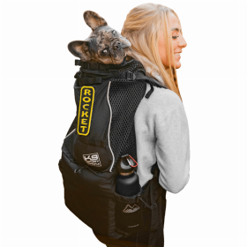 K9 Sport Sack Knavigate (Color: Midnight Black, size: X-Small (10"-13" from collar to tail))