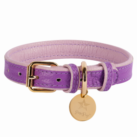 Dog Collar (Color: Lavish Lavender, size: medium)