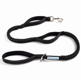 Shock Absorbing Bungee Leash (Color: Black)