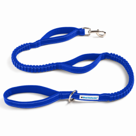 Shock Absorbing Bungee Leash (Color: Royal Blue)